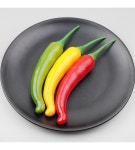 더리얼스 엠데코:대한민국 대표 플라워 종합쇼핑몰 [더리얼스 엠데코] 고추 모형 15cm 3색 택1 인조 야채 가짜 채소 모조 장식