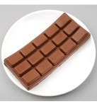 더리얼스 엠데코:대한민국 대표 플라워 종합쇼핑몰 [더리얼스 엠데코] 초콜렛 모형 브라운 15.5cm 모조 디저트 초콜릿 과자 장식 소품 꾸미기 PU