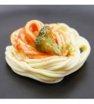 대표 플라워 종합쇼핑몰 [더리얼스 엠데코] 한입 스파게티 모형 브로커리 6.3~6.5cm 음식모형 식당 인테리어 소품 인조 가짜 파스타 UR