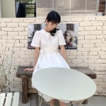 밀푸 로맨틱 리본 크로스 롱 원피스 3color