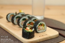 [연어김밥] 연어통조림으로 돌돌말은 연어김밥 만들기