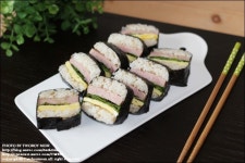 [하와이안무수비]초간단 네모김밥 하와이안무수비!
