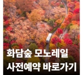 오늘 화담숲 단풍시즌 사전에약 시작!