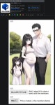 AI야, 화목한 5인가족 그림을 그려줄래?