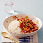 물오징어 간장덮밥