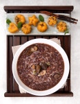 팥 칼국수와 단호박 양갱