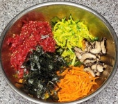 양푼이 육회 비빔밥