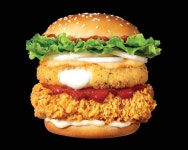 피자 압축한 맛이라는 맘스터치 햄버거