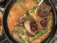 광주에서 먹은 암뽕순대 국밥