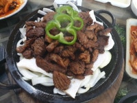 단품메뉴 돼지석갈비~~~