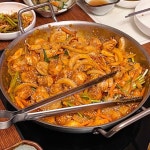 오랜만에 먹는 복불고기.