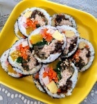 잔치국수랑 김밥이랑요ㅎ