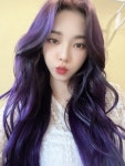에스파 인스타_보라 머리 카리나