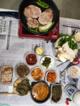 고기. 구워 먹슴다