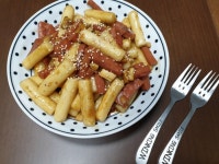 달달 쫄깃 간장떡볶이