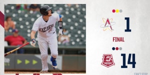 ABQ-RR-4-20-22 | Express E-Train Rolls Over Isotopes in Wednesday’s 14-1 Victory 