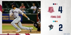 RR-SUG-4-14-22 | Express Express Top Space Cowboys 4-2 for First Extra-Inning Win