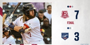 RR-OKC-8-12-22 | Express E-Train Claims Series Win With 7-3 Victory Over Dodgers on Friday 