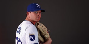 Sam Long vying for roster spot after unique path to Royals Longs unique path from EMT classes to Royals