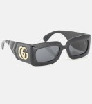 Double G Rectangular Sunglasses | Gucci - Mytheresa Double G rectangular sunglasses