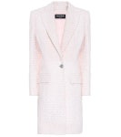 Single-Breasted Tweed Coat | Balmain - Mytheresa Single-breasted tweed coat