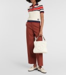 Gucci Blondie Small leather tote bag in white - Gucci | Mytheresa