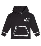 Trompe lœil cotton sweatshirt in black - Marc Jacobs Kids | Mytheresa