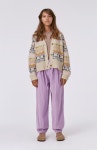 Gilly intarsia wool-blend cardigan in neutrals - Molo | Mytheresa