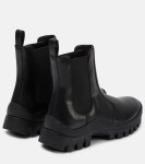 Greta leather Chelsea boots in black - The Row | Mytheresa
