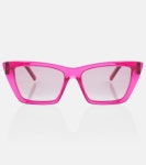 SL 276 Mica Cat Eye Sunglasses in Pink - Saint Laurent | Mytheresa