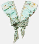 Floral linen crop top in blue - Camilla | Mytheresa Floral linen crop top  in blue - Camilla | Mytheresa