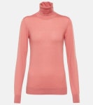 Piuma Turtleneck Cashmere Sweater in Pink - Loro Piana | Mytheresa