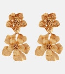 Classic Flower Drop Earrings in Gold - Oscar De La Renta | Mytheresa