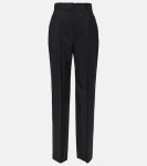 Wool Straight Pants in Black - Alexander Mc Queen | Mytheresa