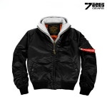 [갤러리아] [넷피엑스] [726기어] MA1 후드 동계용 항공 자켓 (블랙) - NS홈쇼핑  [갤러리아] [넷피엑스] [726기어] MA1 후드 동계용 항공 자켓... 