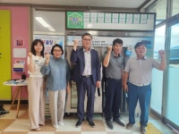 가조면, 공유냉장고 정기후원업체 알림판 설치 | 뉴스로