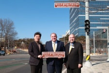 용인특례시, 기흥구 농서동 삼성전자 앞 ‘윌리엄슨 카운티 대로’ 명예도로명 부여 | 뉴스로