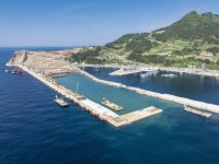 울릉공항 케이슨 거치 완료 기념행사 개최 | 뉴스로