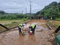 구항면, 척괴지하차도 침수…지역건설업체 복구 지원 | 뉴스로