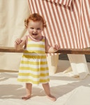 PETIT BATEAU-[쁘띠바또] 베이비 스트라이프 슬리브리스 원피스 (NSM41NJ29F_YE)│삼성물산 온라인몰 SSF Shop [쁘띠바또] 베이비... 