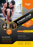 크리 에이 티브 체육관 휘트니스 전단지 템플릿 PNG EPS 무료 다운로드 - Pikbest