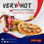 1080x1080 피자와 버거 소셜 미디어 PNG PSD 무료 다운로드 - Pikbest