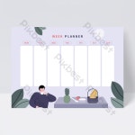 평면 그림 애프터눈 티 주 계획 PNG PSD 무료 다운로드 - Pikbest