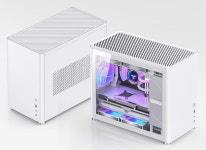 브라보텍 알루미늄 미니타워 PC 케이스 JONSBO D30 WHITESILVER 출시