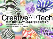 경기도 2023 문화기술 유통확대 지원 참여 기업을 모집 중