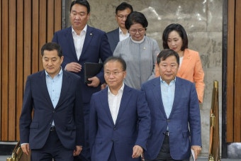[포토] 원내대책회의 주재하는 윤재옥 원내대표 | 세계일보 [포토] 원내대책회의 주재하는 윤재옥 원내대표
