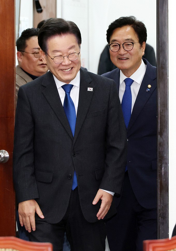 이재명, 우원식 국회의장과 행정부 독주와 독선 논의