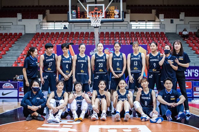 한국 여자 농구대표팀, 중국에 35점 차 패배하며 FIBA 아시아컵 4위.