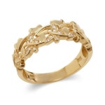 비앤비골드 14K 나비 패턴 큐빅 반지 NPR35242 - 에누리 가격비교