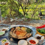 더쿠 - 노릇하게 익은 고소한 풍미 솥뚜껑 삼겹살 맛집